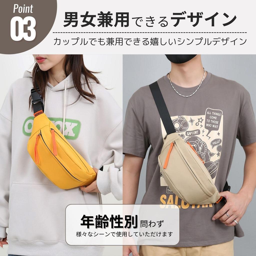 XIAXIN Bolsa de Cintura Corpo Quadril para Homens e Pochete, Unissex, Bolsa, Bolsa, Mulheres, ZA-424B (Preto)