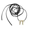 Unique Bowknot Necklace Adjustable Statement Necklace Pendant Necklace Alloy Material Suitable for Special Occasions