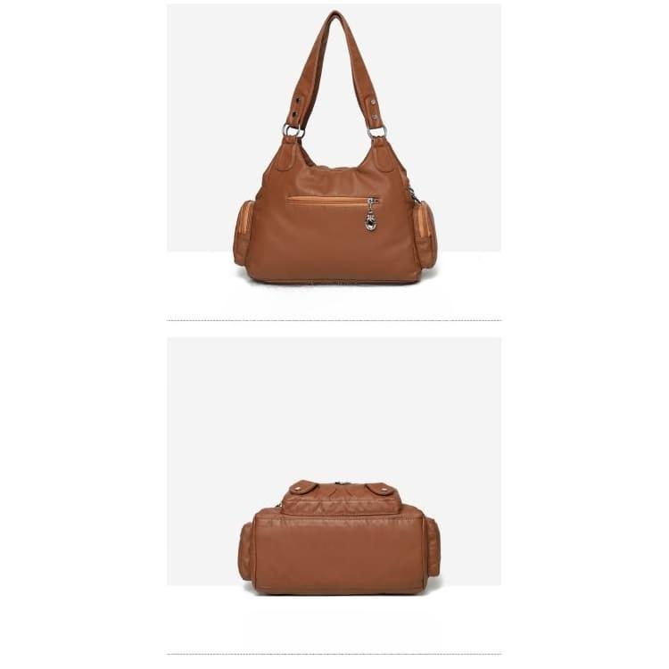 Multi-pocket Tote Bag Women's Large-capacity Shoulder Messenger Bag