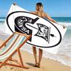 Asciugamano da Spiaggia Stampato FC Hansa Rostock, Asciugamano Grande Morbido Asciugatura Rapida per Spiaggia Campeggio Nuoto