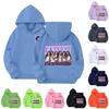 Kids Printed Hoodie Casual Loose Fit Sweatshirt for Everyday Wear