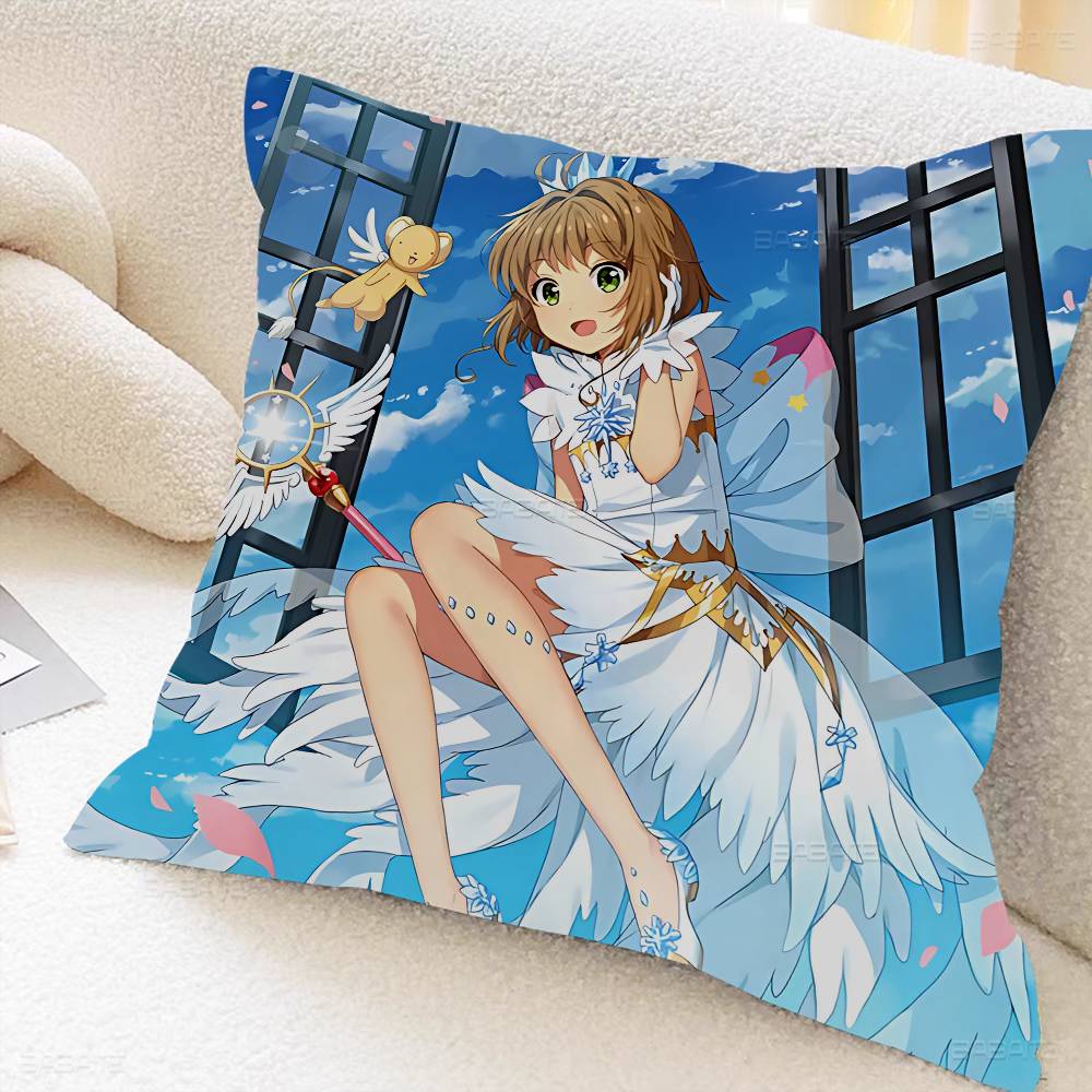 Cardcaptor Anime Sakura Personalized Picture Text Home Decorative Pillows Household Gifts Xcm