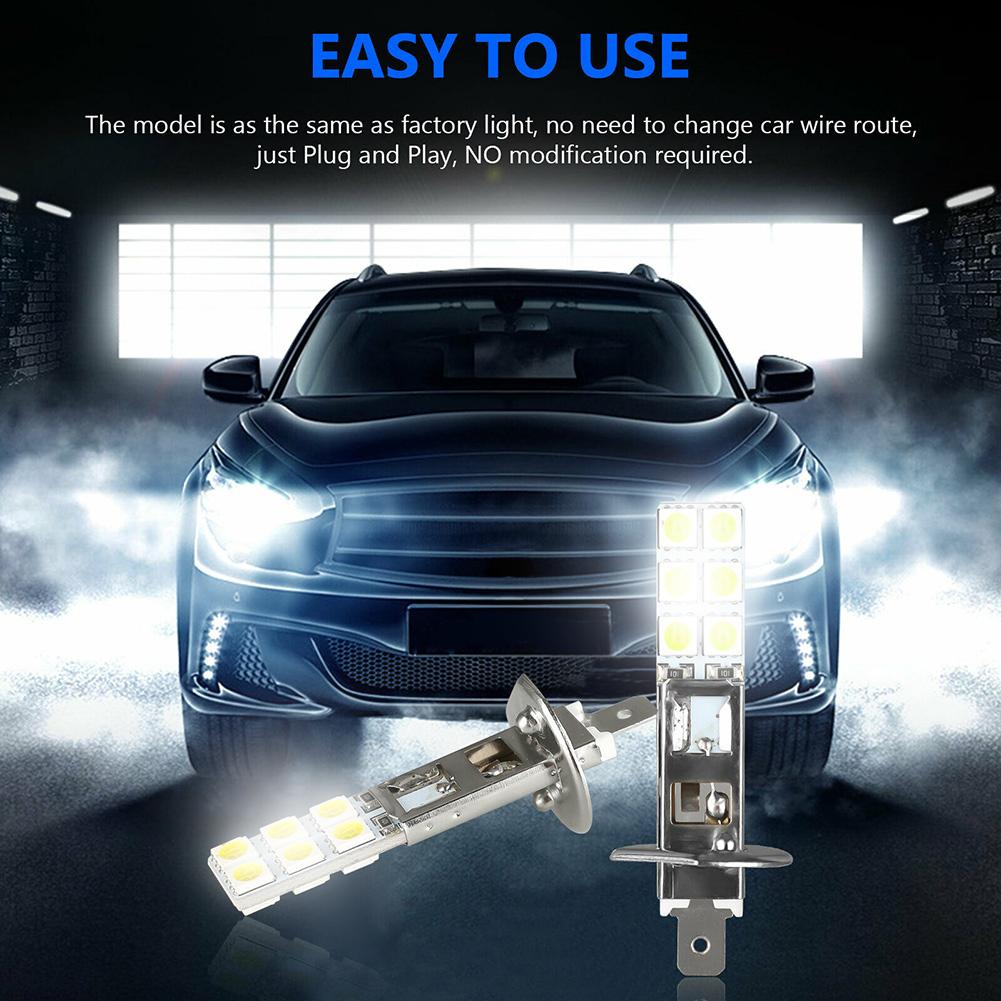 2PCS Automotive LED H1 Fog Light