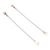 2Pcs 10.6in Tailgate Cable Hook Stainless Steel Wire Automotive Tailgate Cable Replacement for Mule 3000 3010 3020