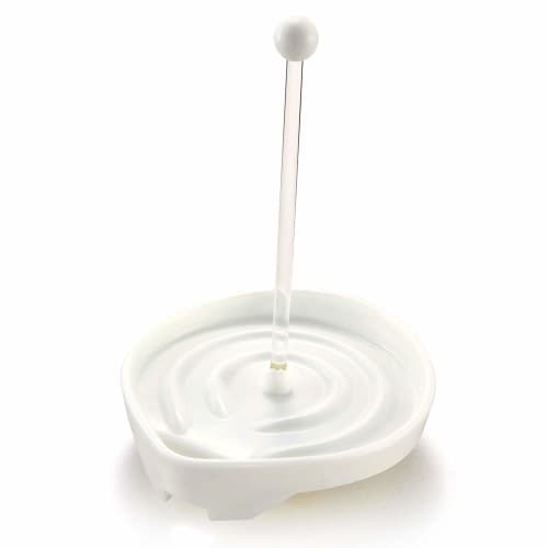 Daiya Toothbrush Drainer Holder, White, Fits Cups Up To 8cm Diameter and 10cm Deep, Prevents Water from Accumulating, Bathroom, Toothbrush, 057687