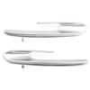 Fog Light Grills Trim Cover 51117279695, 51117279696 Trim For 328i/320i Fog Lights Headlights Covers Frame