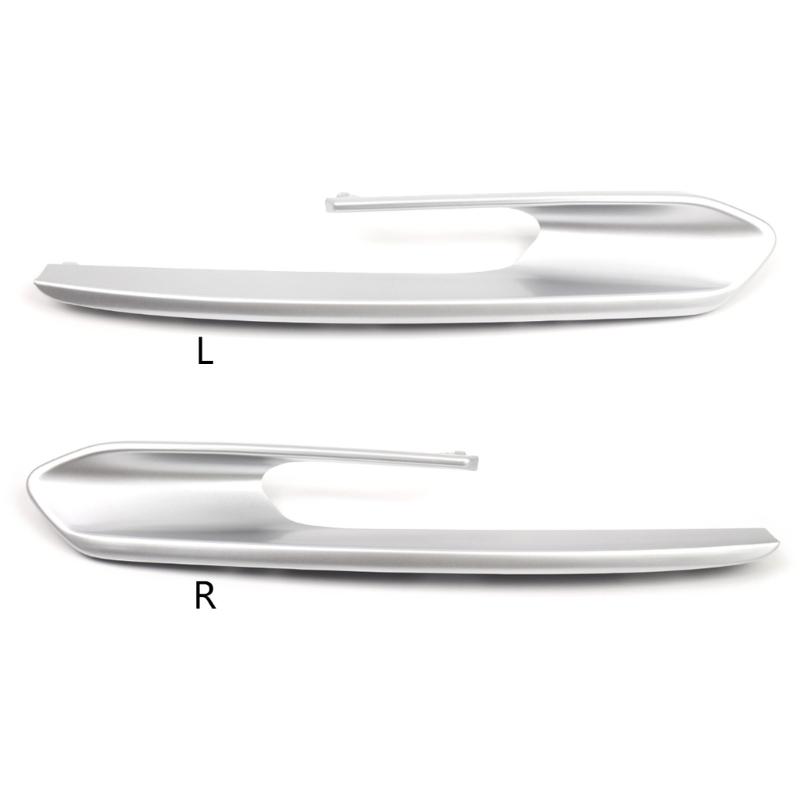 Fog Light Grills Trim Cover 51117279695, 51117279696 Trim For 328i/320i Fog Lights Headlights Covers Frame