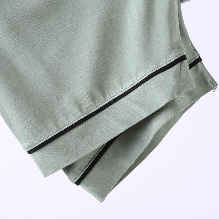 Men's Summer Modal Short-Sleeve Pajama Top - Casual and Lightweight Homewear