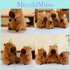Adorable Honey Bee Capybara Plush Doll Soft Cuddly Toy Perfect For Birthdays And Decor