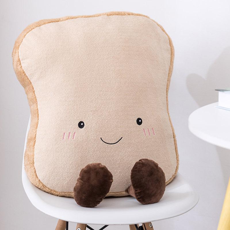 Creative Snacks Toast Baguette Croissant Doll Plush Toy Bread Doll Children Sleeping Soothing Ragdoll