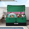 Outdoor Storage Box, 100 Gallon Waterproof PE Tarpaulin Deck Box with Galvanized Frame, All-Weather Protection & Portable, for Camping
