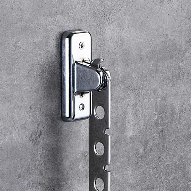 6/8/10 Löcher Edelstahl Kleiderständer Haken Faltbare Kleiderstange Mehrzweck Kleiderständer zum Trocknen für Schrankaufbewahrung