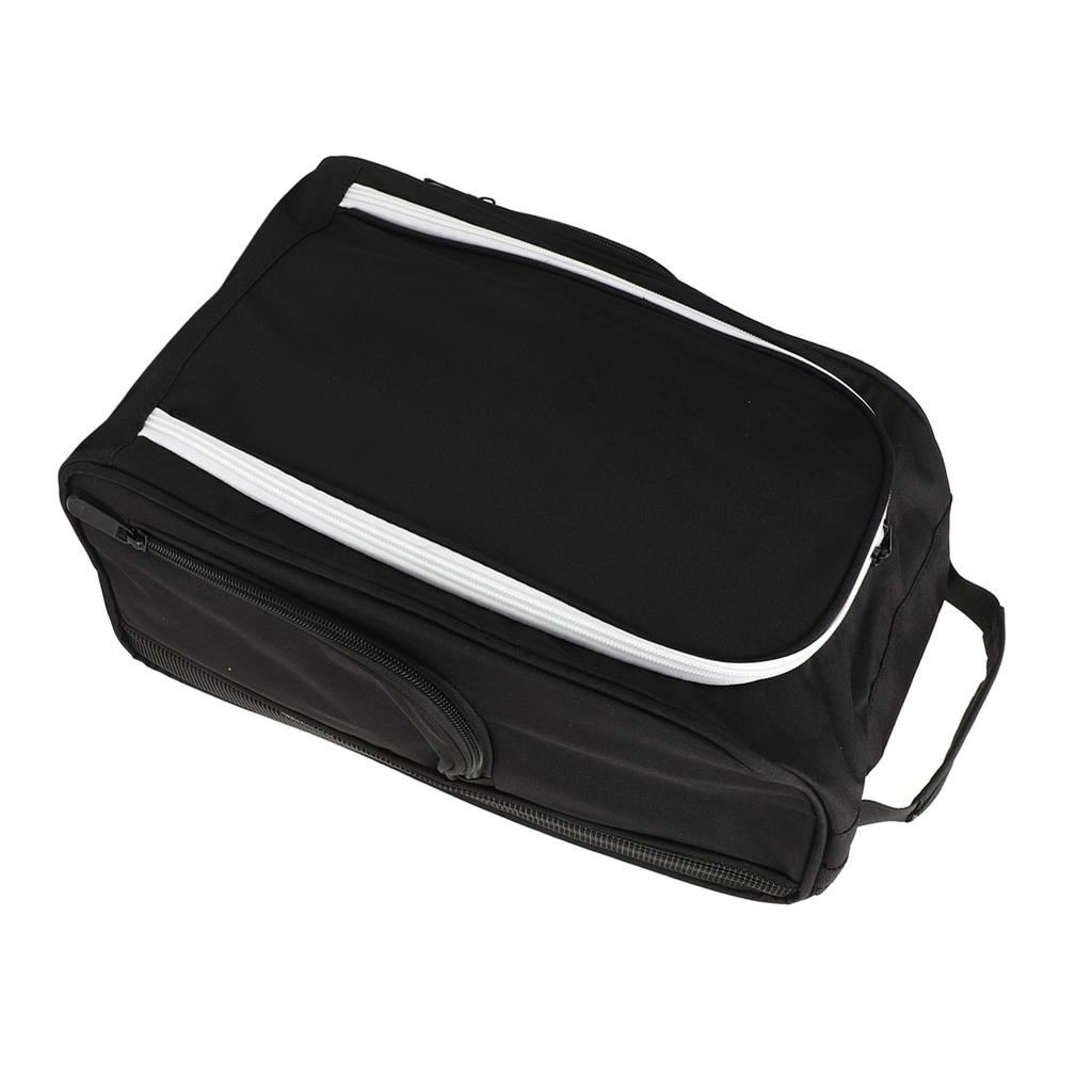 Shoe Storage Bag Nylon Large Capacity Portable Travel Shoe Bags for Traveling Outdoor Camping Hiking Black