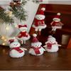 Weihnachten Plüsch Schneemann Anhänger Weihnachtsbaum Hängend Lieblich Schöner Anhänger Szene Dekorieren Weihnachtsbaum Hängende Ornamente