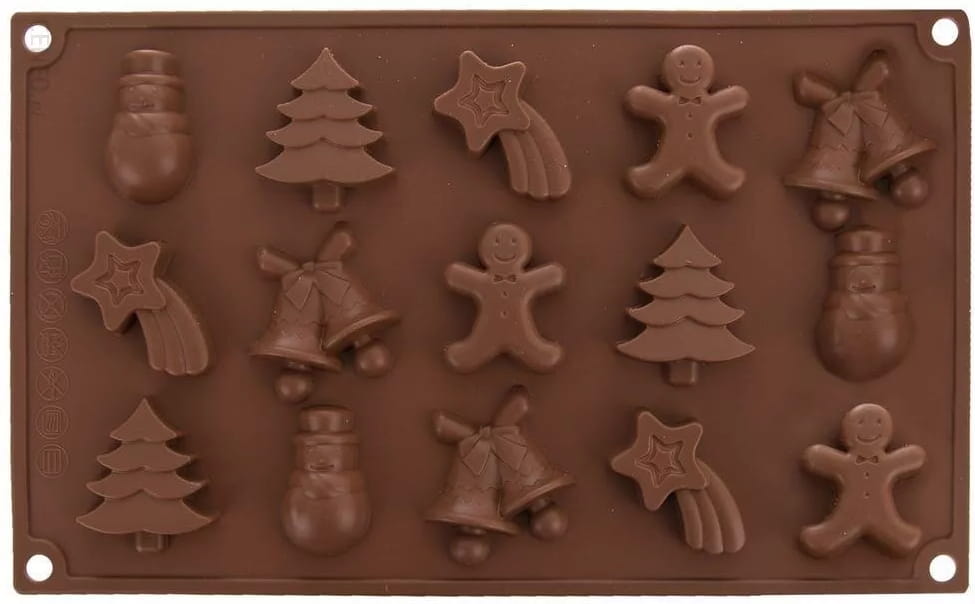 Christmas Patterns Silicone Mold