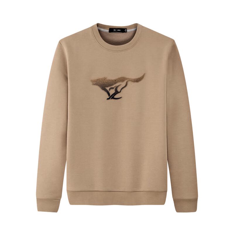 

Septwolves Men s Fleece-Lined Running Wolf Crew Neck Sweatshirt L 170