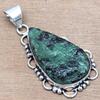 Pendant Ruby Zoisite Gemstone Handmade Gift For Her Silver Jewelry 1.75"