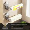 No-Drill Kitchen Cling Film & Dishcloth Holder - Wall-Mounted Suction Cup Design