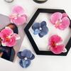 Heißer Verkauf Französischer Stil Elegantes Orchideenstoff-Haarspange Mädchen Bunte Blumige Haarspange Zubehör