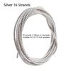 1Pcs 1 Meter Speaker Lead Wire 8/12/16/24/28/32 Strands Repair Braided Copper Wire Copper Speaker Cable for 4-18 Inch Speakers
