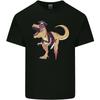 Piraten-TRex Lustiger Dinosaurier Unisex Leichtes Baumwoll-T-Shirt