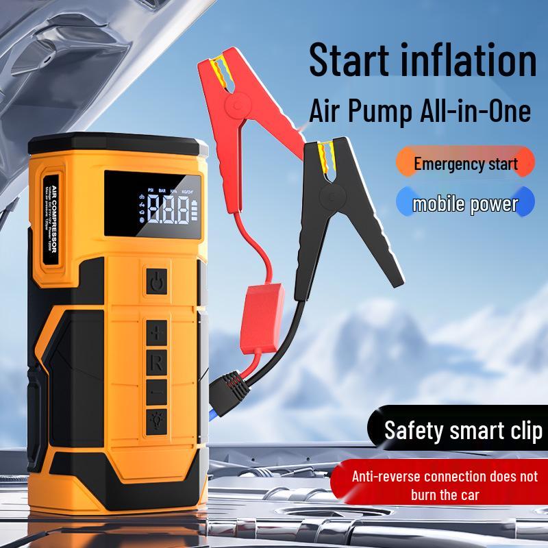 12V Compact Car Jump Starter with SOS Light Power Bank