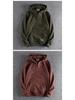 500g Heavyweight Half-Zip Men's Hooded Sweatshirt - Vintage Japanese-Style Trendy Youth Top