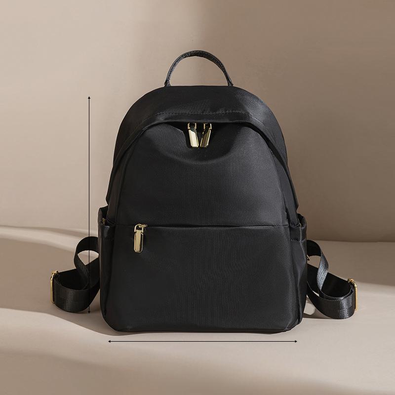 New Women's Backpack Oxford Cloth Versatile College Student Schoolbag Simple Large Capacity Backpack Casual Travel Bag