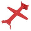 Motorcycle Fork Guard Plastic Dirt Bike Fork Saver Suspension Support Brace Universal for Off Road Travel Red