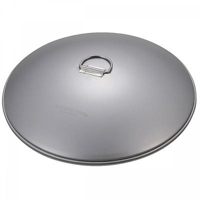 Captain Stag Outdoor Multi Griddle Round Grill Plate 25cm Lid Ug 1603