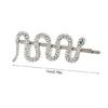 Snake Hair Accessories Hair Clip With Rhinestones And Metal Designs Prom Hair Decoration Hair Barrettes for Women Girls
