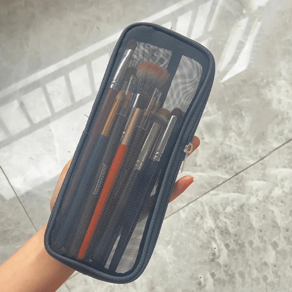 Reiseetui für Make-up-Pinsel, Kosmetiktasche, Organizer für Männer und Frauen, Netz-Set, Kosmetik-Werkzeuge, Wasch-Aufbewahrungszubehör