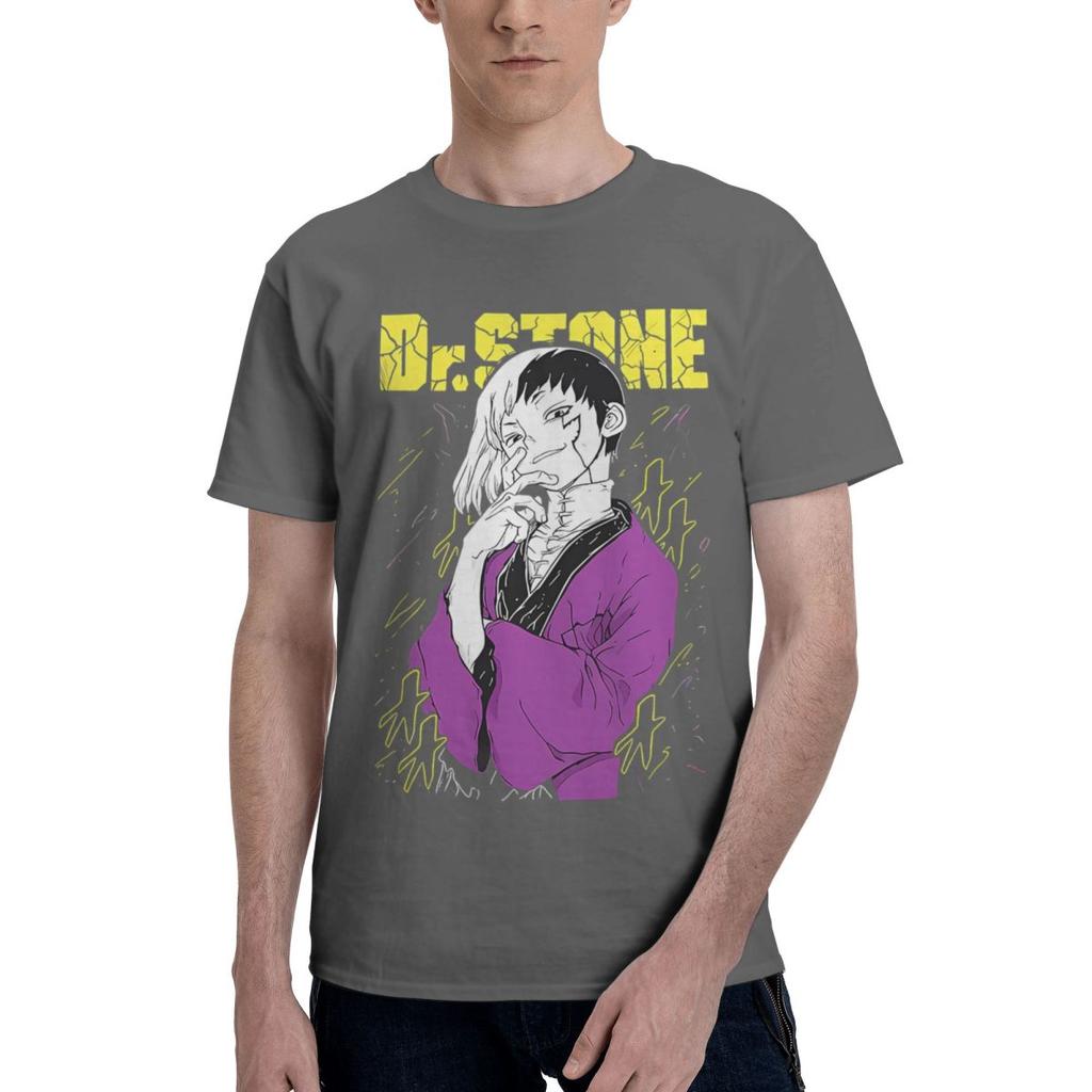 DrStone Ryusui Senku Asagiri Seiyuu 100 Cotton Casual Breathable Confortable T Shirt Mens Clothing Deals Funny Gift