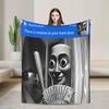 Stylish There is Motion at Your Front Door Neegy Funky Ehh Meme  Blankets Thin Coral Fleece Plush  Cozy Throw Blanket Machine