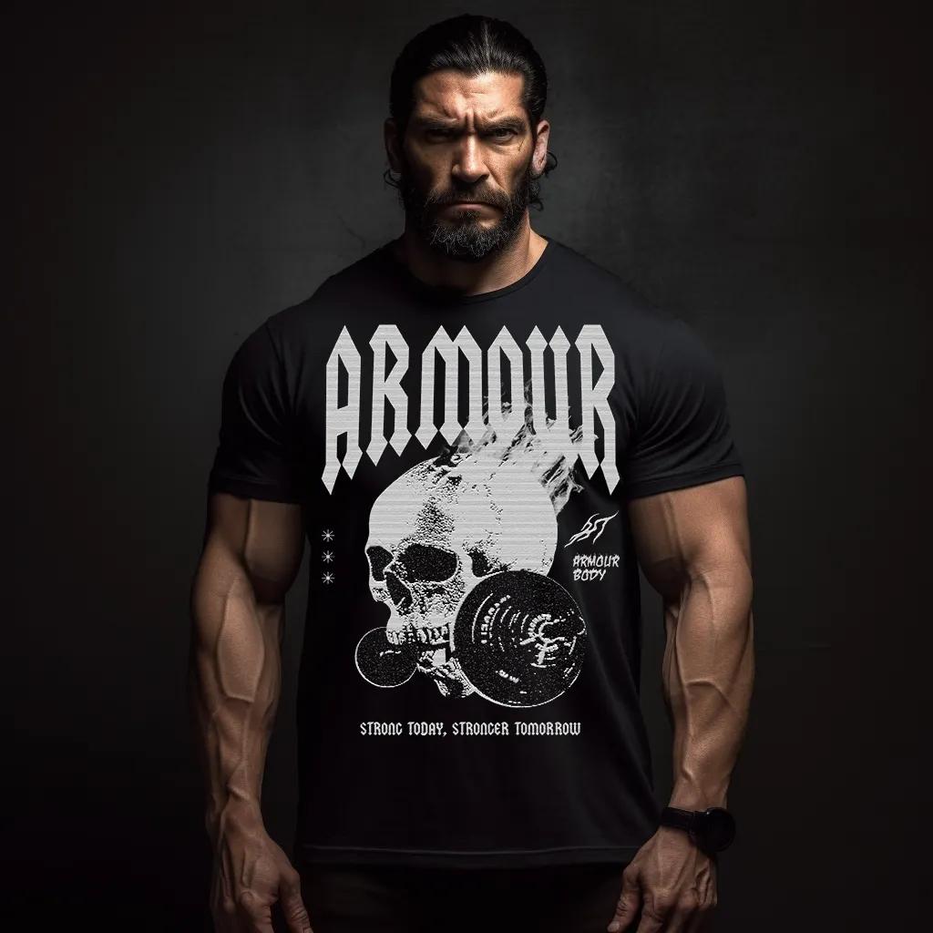 

Skull Flame Men Cotton TShirt Streetwear Gothic - Men s Summer Cotton Graphic Tee S разноцветный
