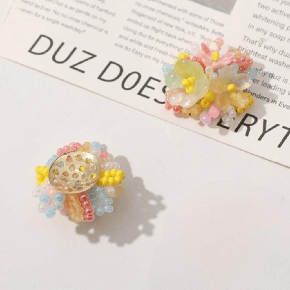 Non Slip Sturdy Flower Patches 3D Design Shoe Flower Decoration Beaded Applique Jewellery Making