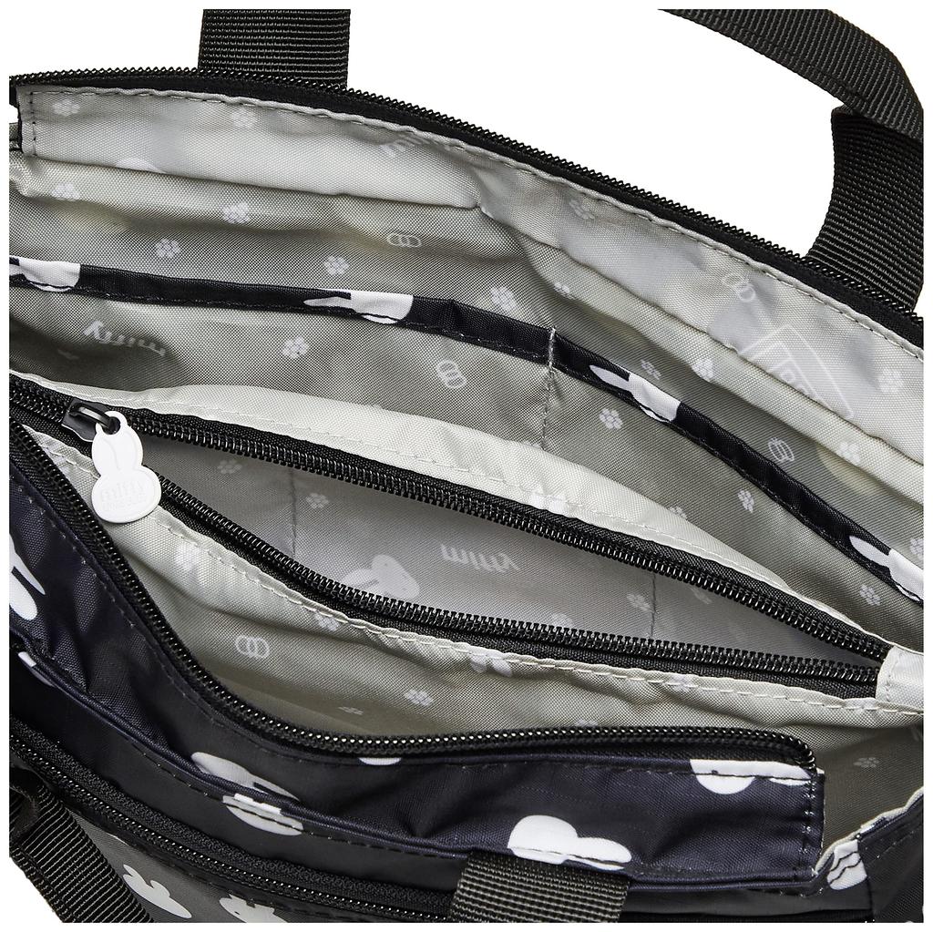 Mini Tote Bag In Bag 6029 Miffy Many Faces Black [Sifre] 2-way Women's