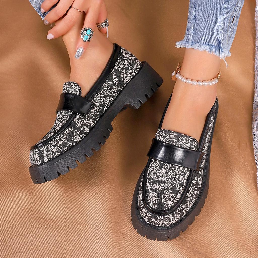 Fashion Square Head Single Shoes Women 2024 Spring New Korean Retro Everything Thick Heel Soft Soft Surface Mary Jane Shoes Bean Shoes