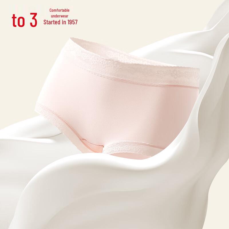 Hongdou Women's Modal Lace Briefs 3-Pack