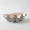 Clam Shell Tray Nautical Decor Striped for Sideboard, Home Decorators