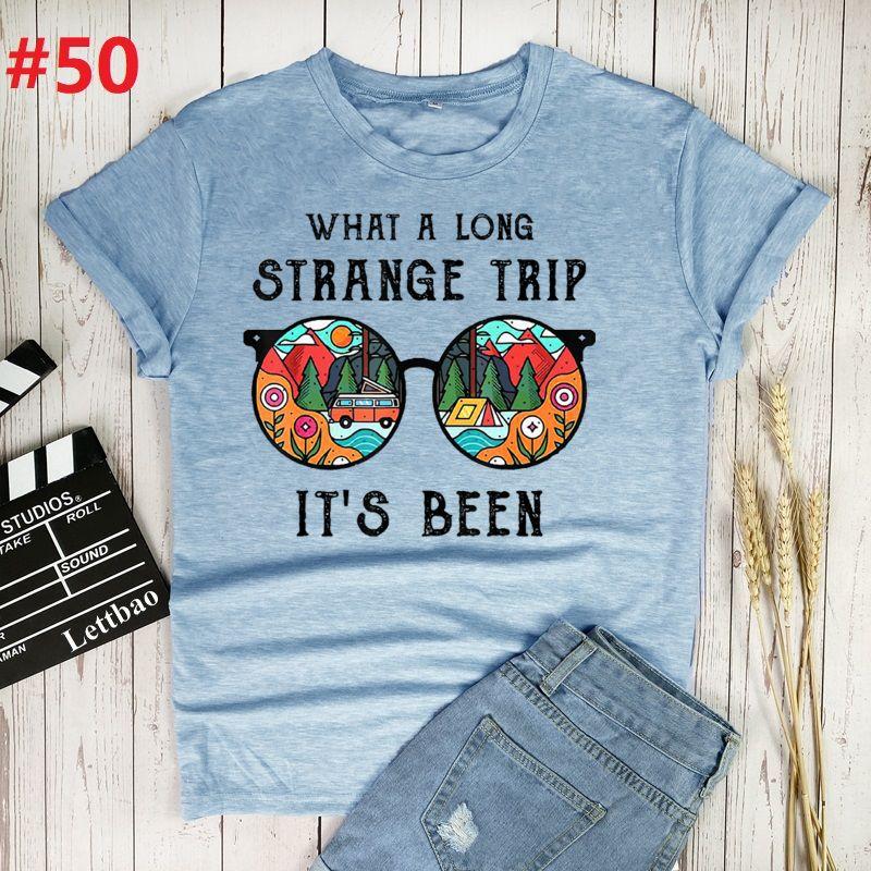Neck Short -Sleeved Fashion T -Shirt 