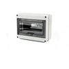 5/8 Way Waterproof Electric Box IP65 Rating PC Plastic Enclosure with Terminal & DIN Rail HT Series for Outdoor Yard Wiring