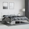 VidaXL Metal Bed Frame with White Headboard 183x213 Cm 353591