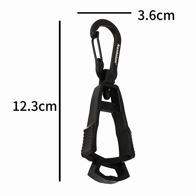 Outdoor Multifunctional Plastic Hook Buckle Safety Work Gloves Holder Anti-drop Durable Glove Belt Clamp For Worker Construction