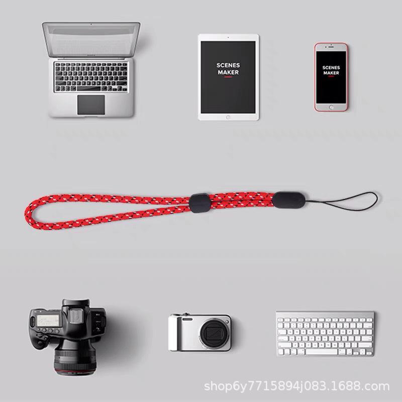10 Pc Woven Thick Lanyard Adjustable Phone LanyardS Keychain for Walkie-talkie Flash Drive Bluetooth Anti-loss Wristband