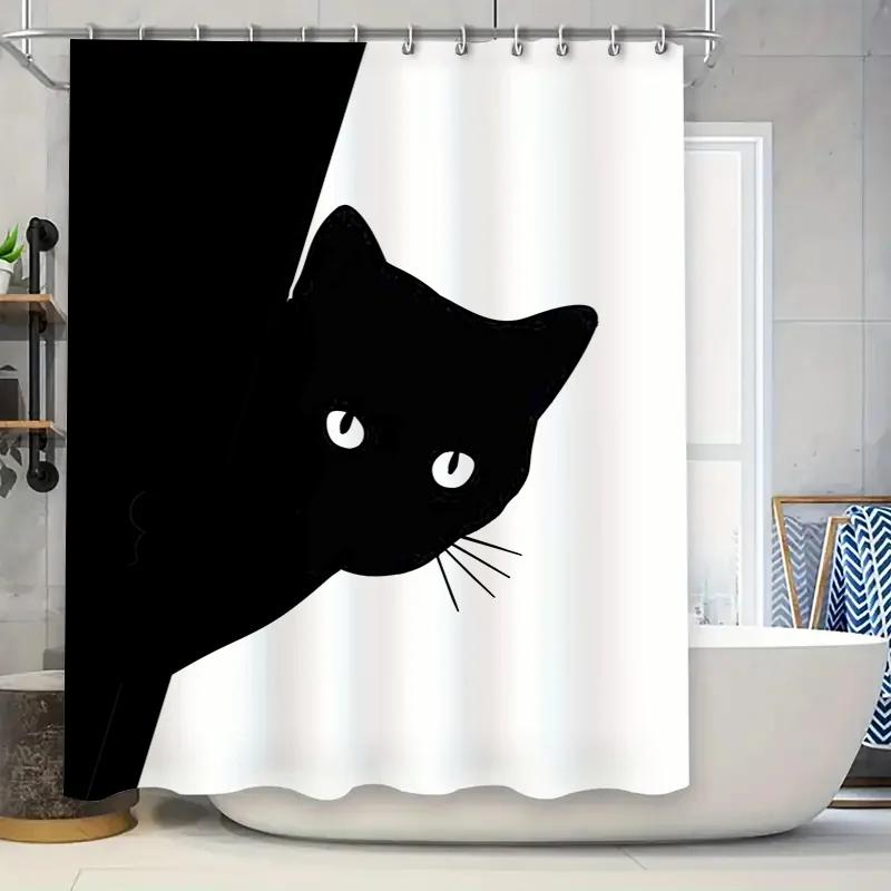 

GAEColorful Butterfly Pattern Shower Curtain Waterproof Bathroom Decor for Home Decoration (Size: 72 x 84 inches) 90x180cm