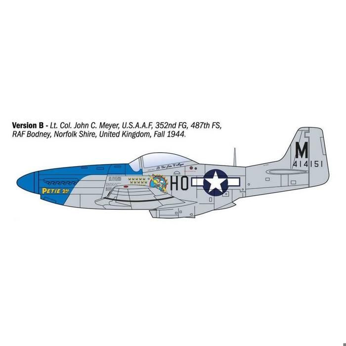 Maquette avion p-51d mustang aces