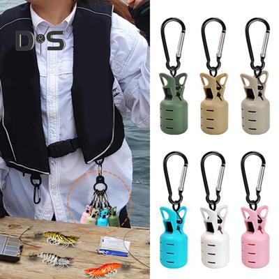 Toka ile 1/6 Adet Balık Kancası Kılıfı Taşınabilir Karides Yem Kalamar Jig Kancası Koruyucu Kılıf Kapak Klipsi Tatlı Su Tuzlu Su Balıkçılık Aksesuarları