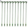 10 Peças Suporte para Planta em Vaso Universal Bom Suporte Leve Girassol Vegetais Haste de Fibra de Vidro para Jardim