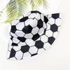Soccer Themed Bucket Hat Light Weight Breathable Polyester Fisherman Cap For Running Cycling Football Outdoor Sports